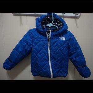North Face toddler boy reversible jacket